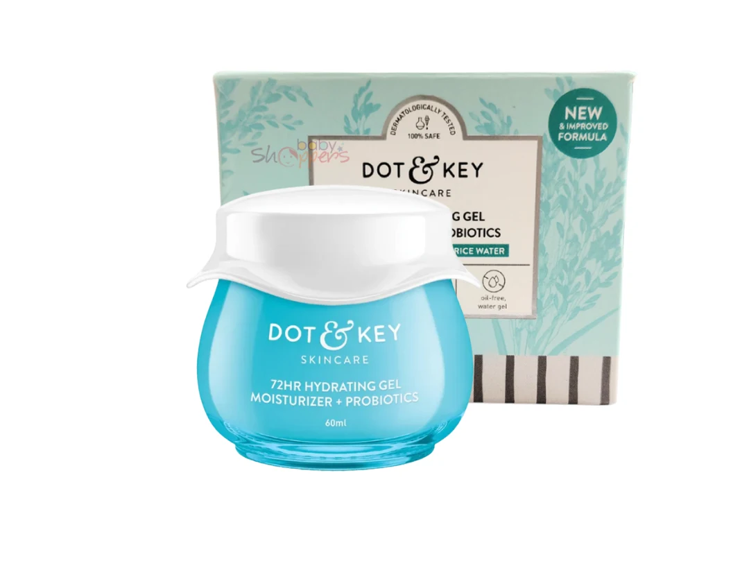 Dot & Key 72hr Hydrating Gel Moisturizer + Probiotics With Hyaluronic Acid, Kombucha & Rice Water 60ml